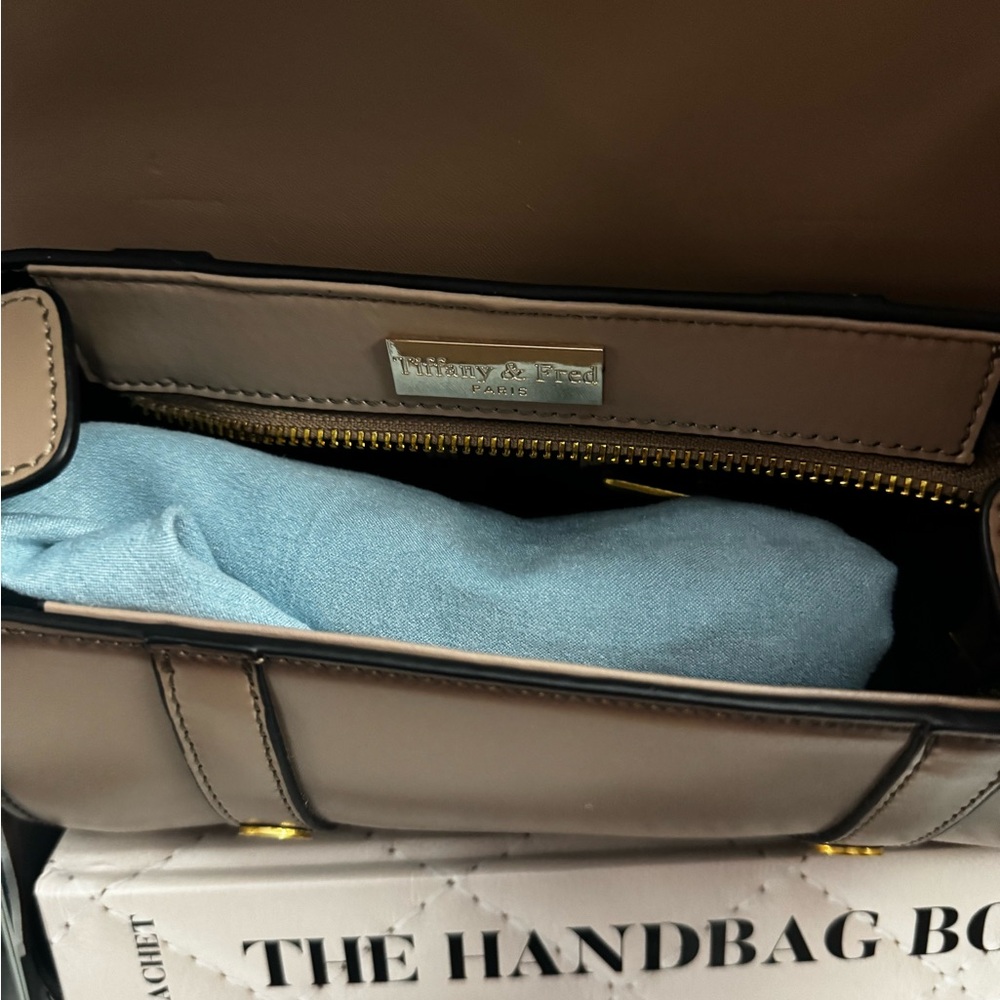 Tiffany & Fred Tan Mini Bag with Gold Accents - Picture 6 of 12